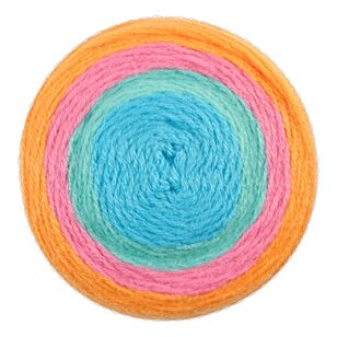 Happy Easter Yarn Orange/Pink/Blue 100 g