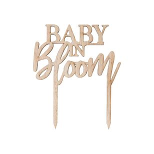 Ginger Ray Baby In Bloom Cake Topper Multicoloured