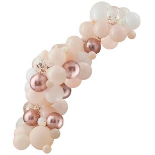 Ginger Ray Baby In Bloom Confetti Balloon Arch Kit Rose Gold