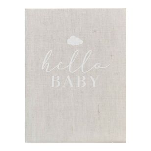 Ginger Ray Hello Baby Guest Memory Scrap Book Multicoloured