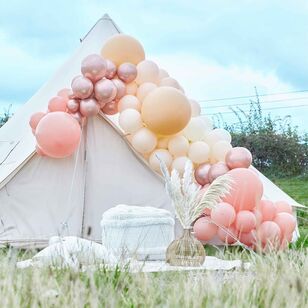 Ginger Ray Chrome Balloon Arch Rose Gold L