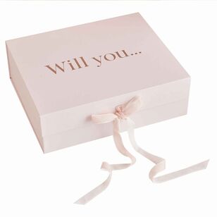 Ginger Ray Blush Hen's Bridesmaid Proposal Box Rose Gold