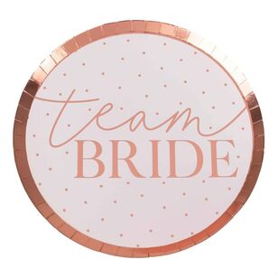 Ginger Ray Hen Party Bride Paper Plates Pink