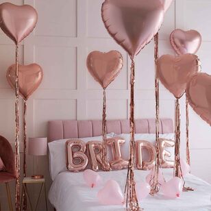 Ginger Ray Blush Hen Bride Bedroom Decor Balloon Pack Multicoloured