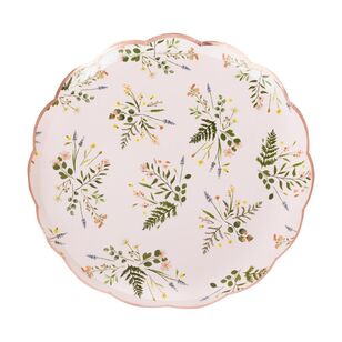 Ginger Ray Lets Par Tea Floral Paper Plates Multicoloured