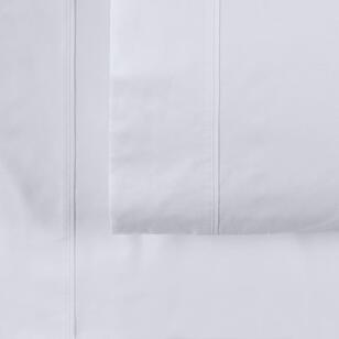 KOO 250 Thread Count Cotton Tencel Fitted Sheet Set White