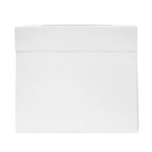 Loyal Cake Box with Window White 14 x 14 x 12 in