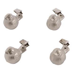 KOO Sparrow Table Weight 4 Pack Silver