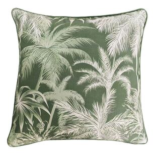 Ombre Home Weathered Coastal Congo Cushion II Green 45 x 45 cm
