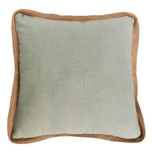Ombre Home Weathered Coastal Congo Textured Cushion II Green 45 x 45 cm