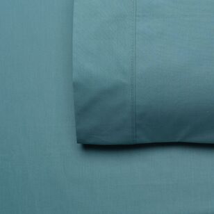 Brampton House 250 Thread Count Cotton Fitted Sheet Set Blue