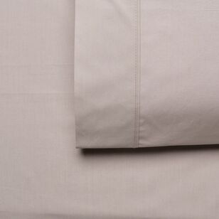Brampton House 250 Thread Count Cotton Fitted Sheet Set Silver