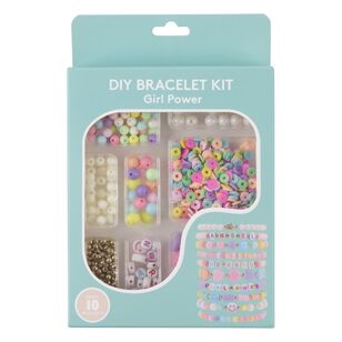 Crafters Choice DIY Girl Power Bracelet Kit  Multicoloured