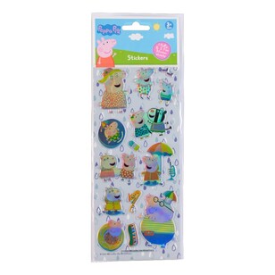 Hunter Leisure Peppa Pig Puffy Stickers 3 Pack Multicoloured