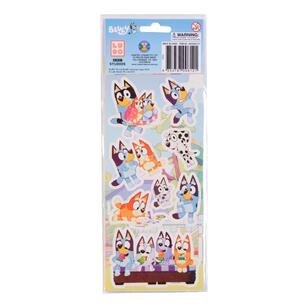 Bluey Bubble Stickers 3 Pack Multicoloured