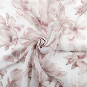 Filigree Magnolia 300 cm Sheer Curtain Fabric Multicoloured 300 cm