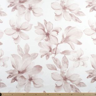 Filigree Magnolia 300 cm Sheer Curtain Fabric Multicoloured 300 cm
