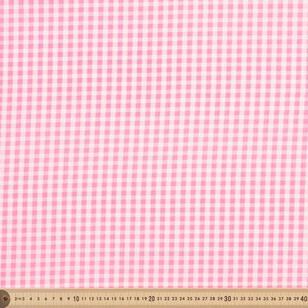 Checked Out Plisse 142 cm Chiffon Fabric Pink 142 cm