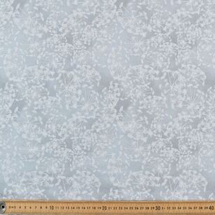Gentle Dandelions 112 cm Cotton Fabric Grey 112 cm