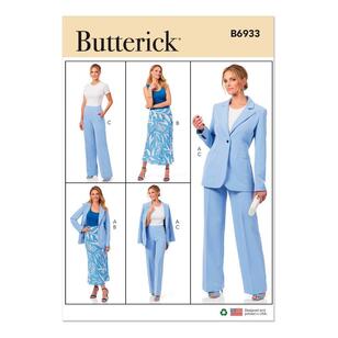 Butterick B6933 Misses' Jacket, Skirt and Pants Pattern White