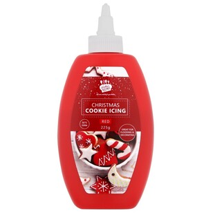 Creative Kitchen Christmas Cookie Icing Red 225 g