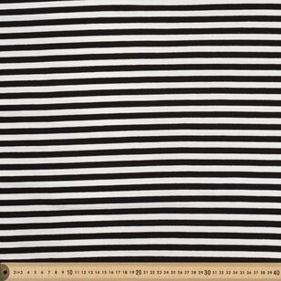 Yarn Dyed 1 x 1 Stripes 148 cm Cotton Spandex Fabric Multicoloured 148 cm