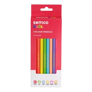 Semco Kids Colouring Pencils 30 Pack Multicoloured