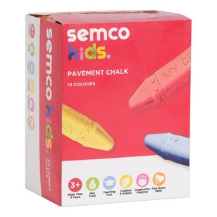 Semco Kids Pavement Chalk  Multicoloured