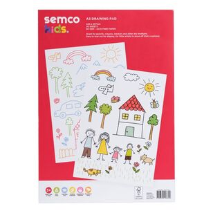 Semco Kids Drawing Pad White