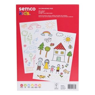 Semco Kids Drawing Pad White