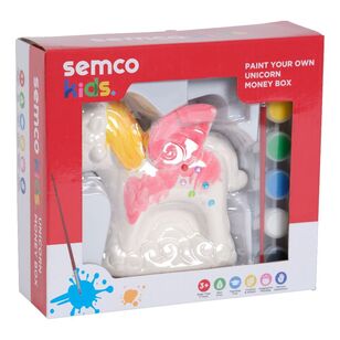 Semco Kids Unicorn Money Box Multicoloured