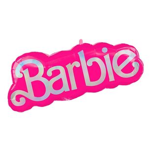 Anagram Barbie Logo Foil Balloon Pink