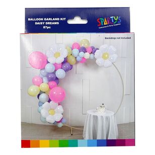 Spartys Daisy Dreams Balloon Garland 87 Pieces Multicoloured