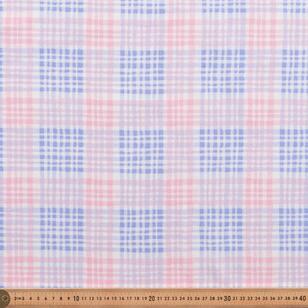 Courtney Check 112 cm Cotton Flannelette Fabric Multicoloured 112 cm