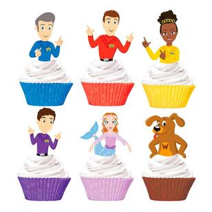 Amscan The Wiggles Party Cupcake & Picks Set Multicoloured