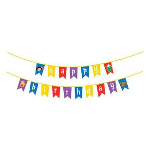 Amscan The Wiggles Party Happy Birthday Pennant Banner Multicoloured