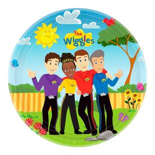 Amscan The Wiggles Party Round Paper Plate Pack Multicoloured 23 cm