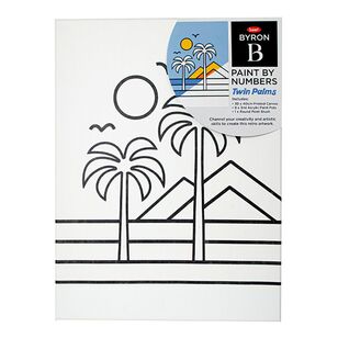 Jasart Byron Paint By Numbers Twin Palms