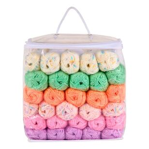 Value Ball Simply Soft 1.5 kg Yarn Go Bag Freckle Mix