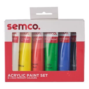 Semco Acrylic Paint set Primary 35 mL