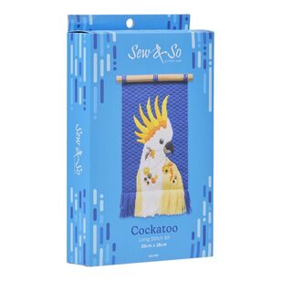 Sew & So Cockatoo Long Stitch Kit  Multicoloured