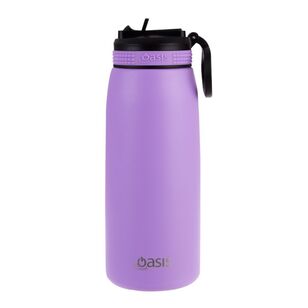 Oasis 780 ml Stainless Steel Insulated Bottle With Sipper Straw Lavender 780 mL