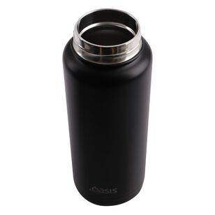 Oasis 1.2 L Stainless Steel Insulated Titan Dark Bottle Black 1.2 L