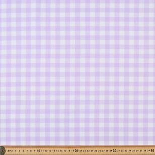 Gingham Chunky Check 112 cm Cotton Fabric Purple 112 cm