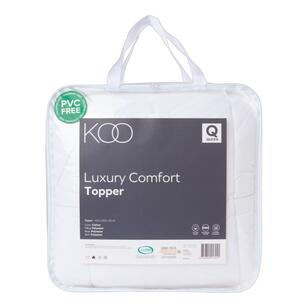 KOO Lux Comfort Topper White