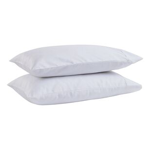KOO 1000 Thread Count 2 Pack Pillowcases White Standard
