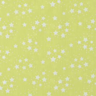 Semco Stars Pre-cut Fabric Shadow Lime 2 m x 112 cm
