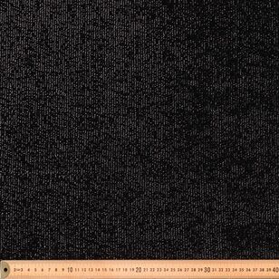 Plain 145 cm Luxury Lurex Fabric Black 145 cm