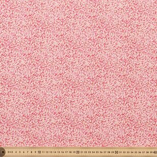 Blurred Floral 112 cm Cotton Fabric Red 112 cm