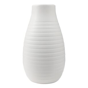 Mode Home Ceramic Vase II White 12 x 20.9 cm